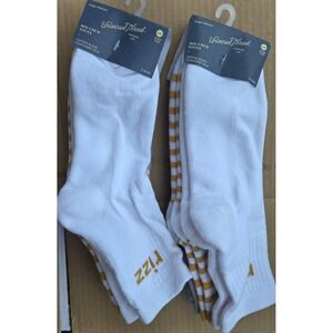 Universal Thread 6 Pairs Mid-Crew Socks Cotton Blend4-10